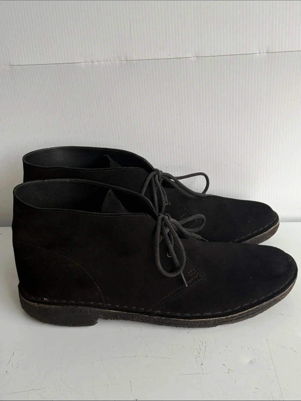 Clarks Originals Suede Chukka Desert Boots Mens Size 11.5